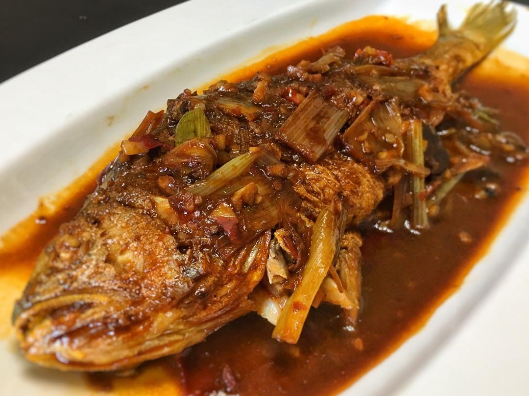 🔥干烧大黄鱼🌶特色川菜😋爱吃辣的看过来嘿👀