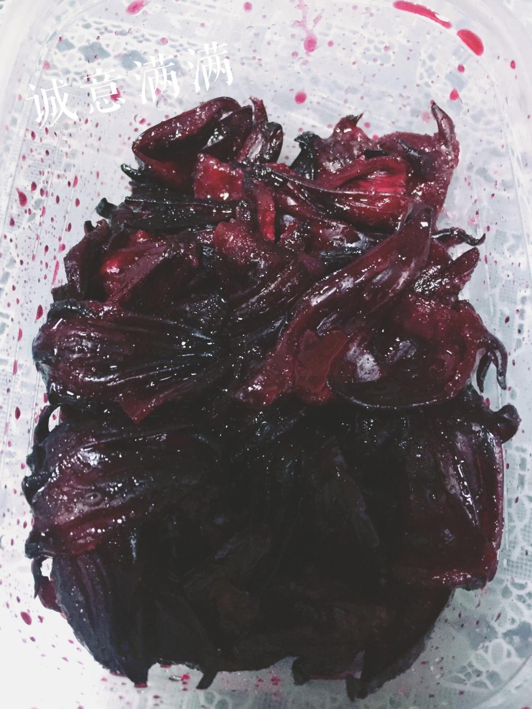 洛神花(玫瑰茄)果脯的做法