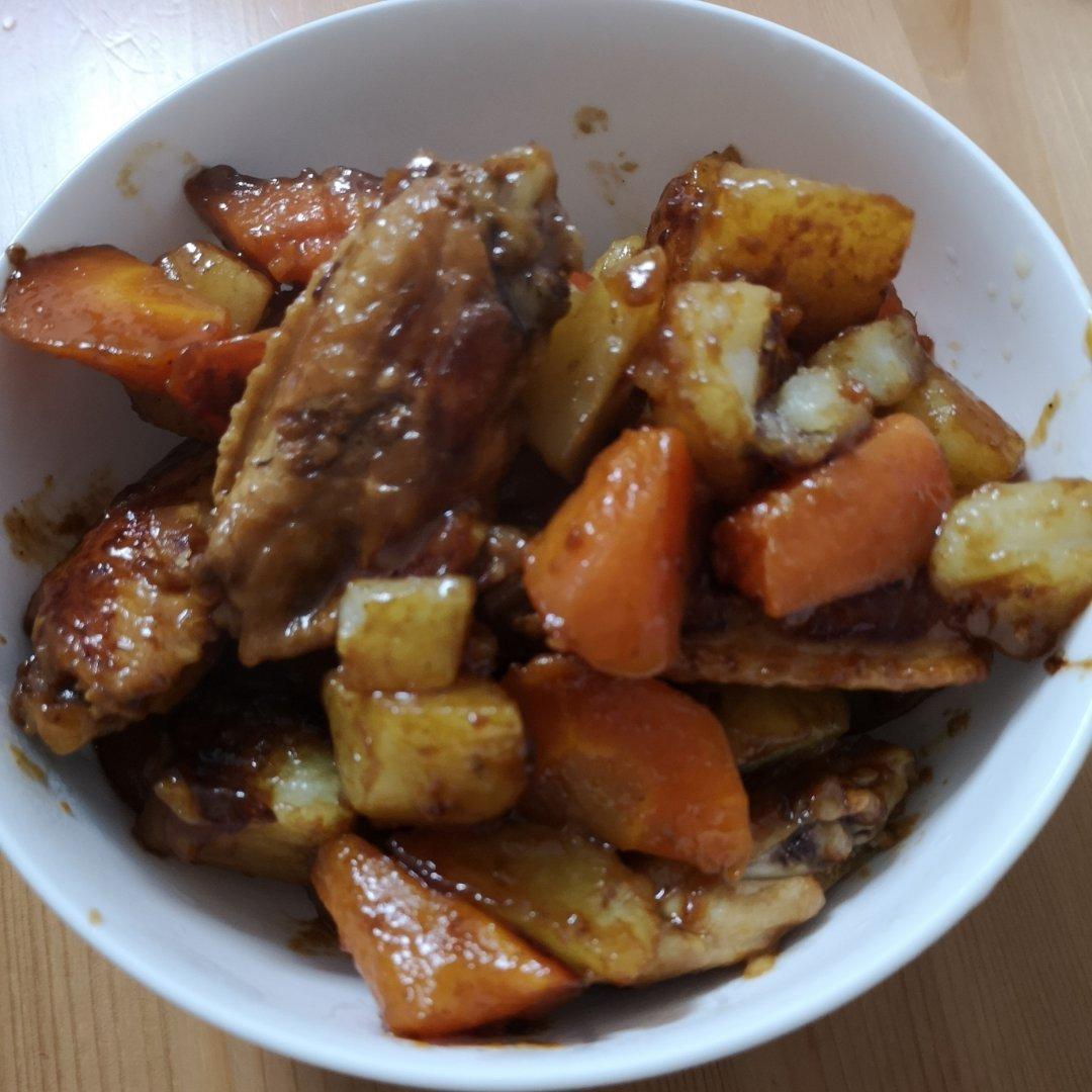 鸡腿炖土豆超级快手菜