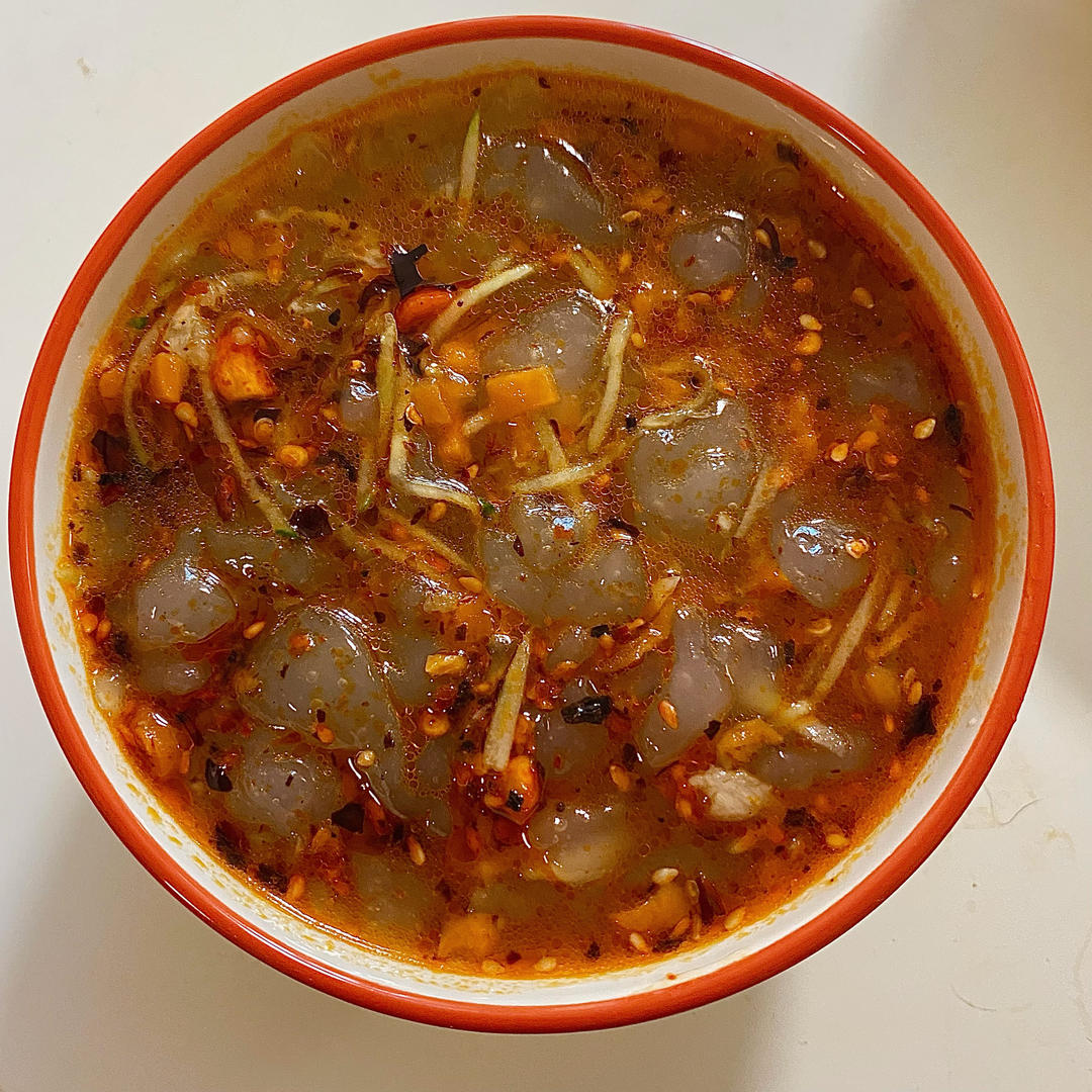 只需要红薯淀粉就能做蛙鱼