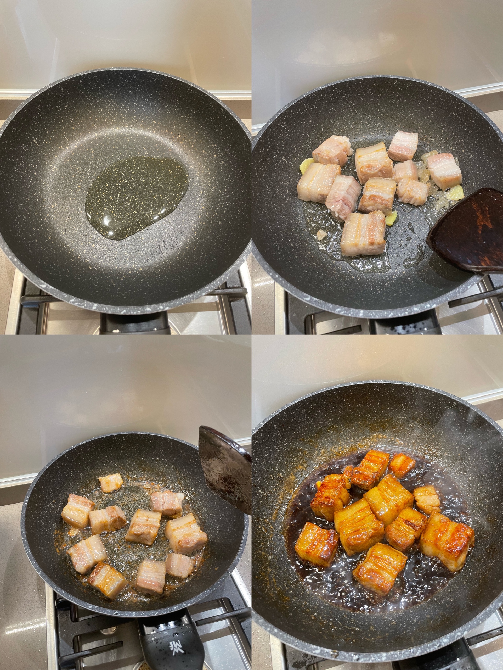 （家庭版）黄花菜炖肉的做法 步骤4
