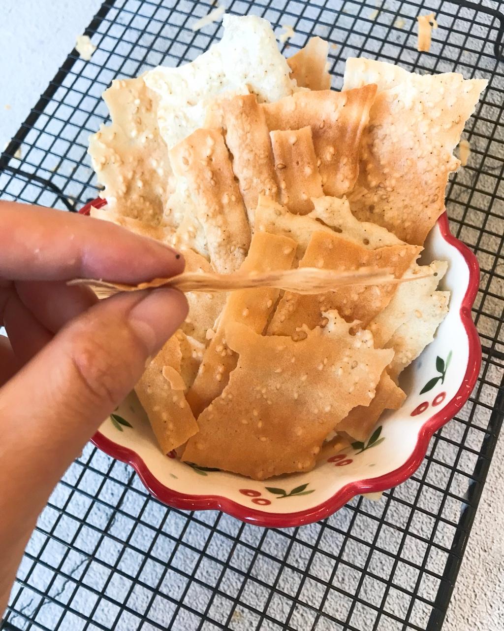 蛋白芝麻薄脆饼干（失败率低的做法）