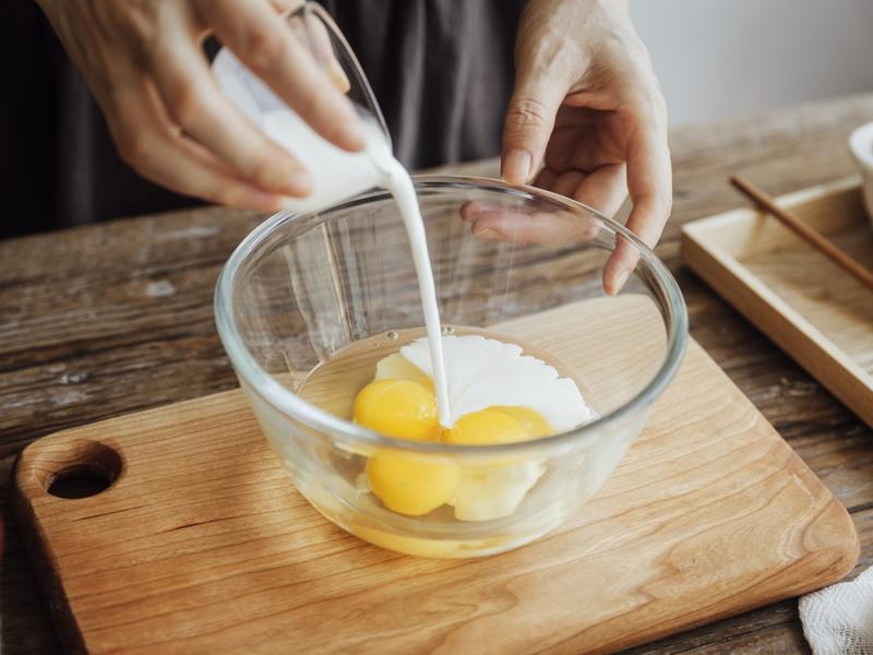 纯奶手撕吐司的做法 步骤1