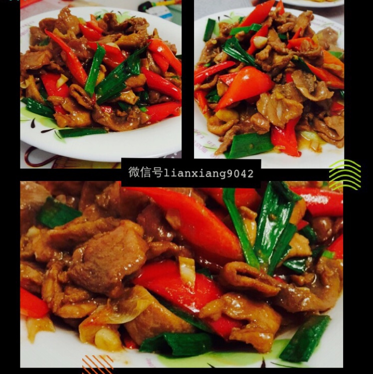 红椒肉片