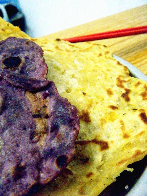 紫薯煎饼的做法