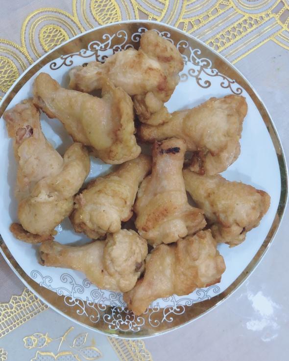 面包糠炸鸡腿