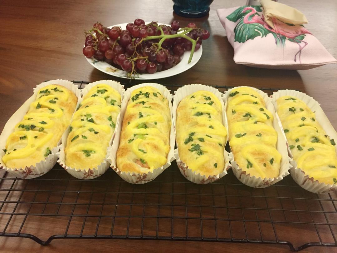 火腿芝士&肉松面包