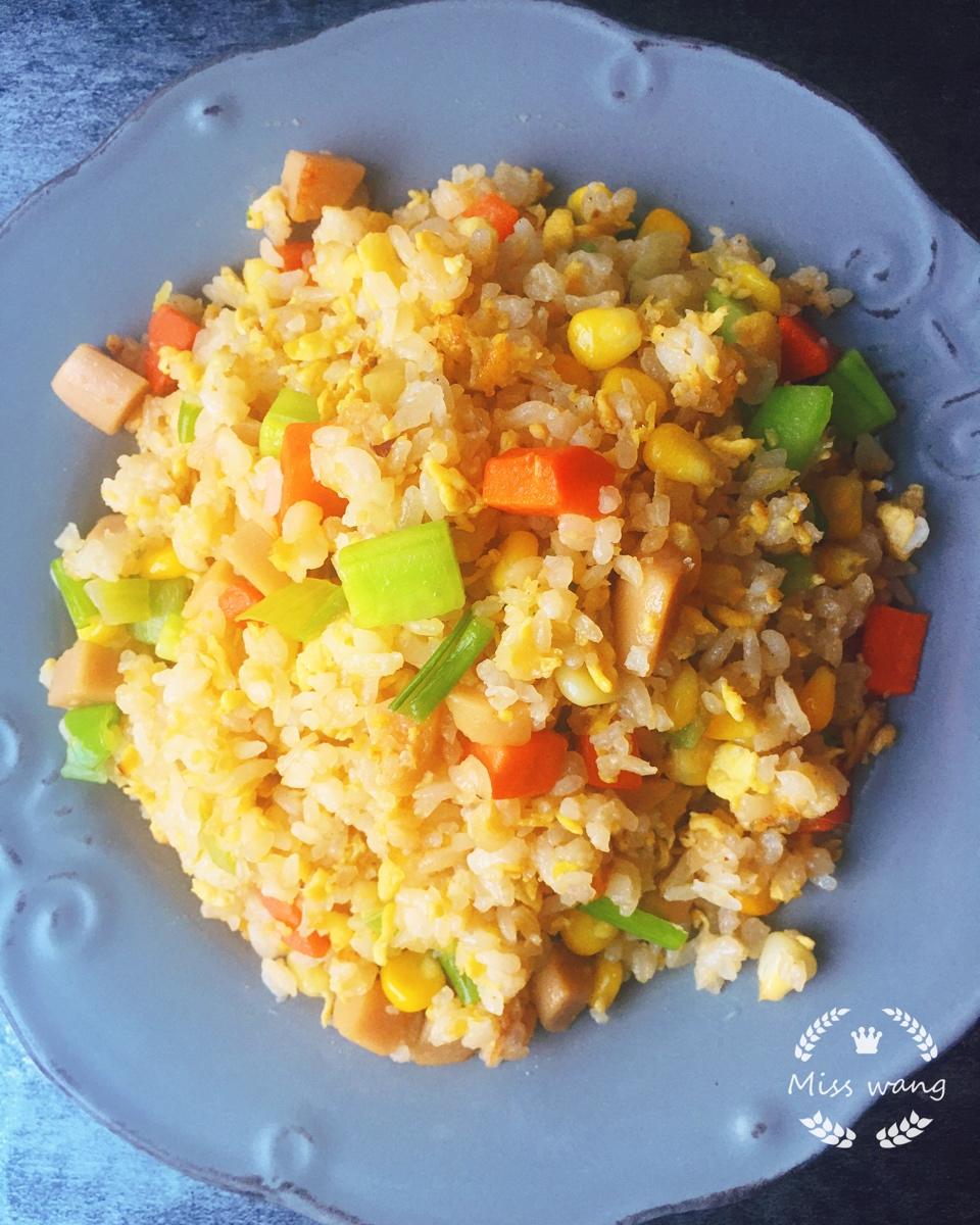 家常杂蔬炒饭