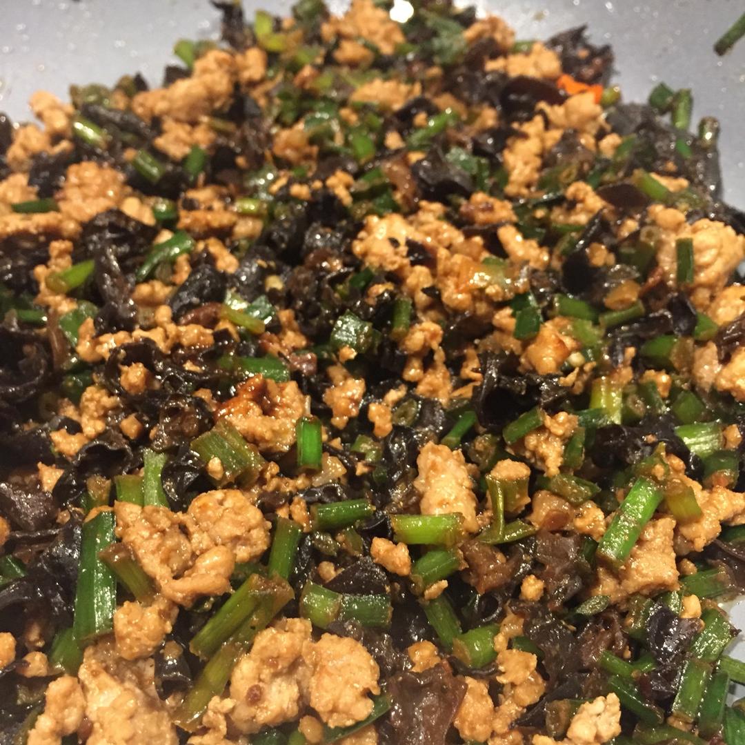 下饭菜～蒜苔肉末