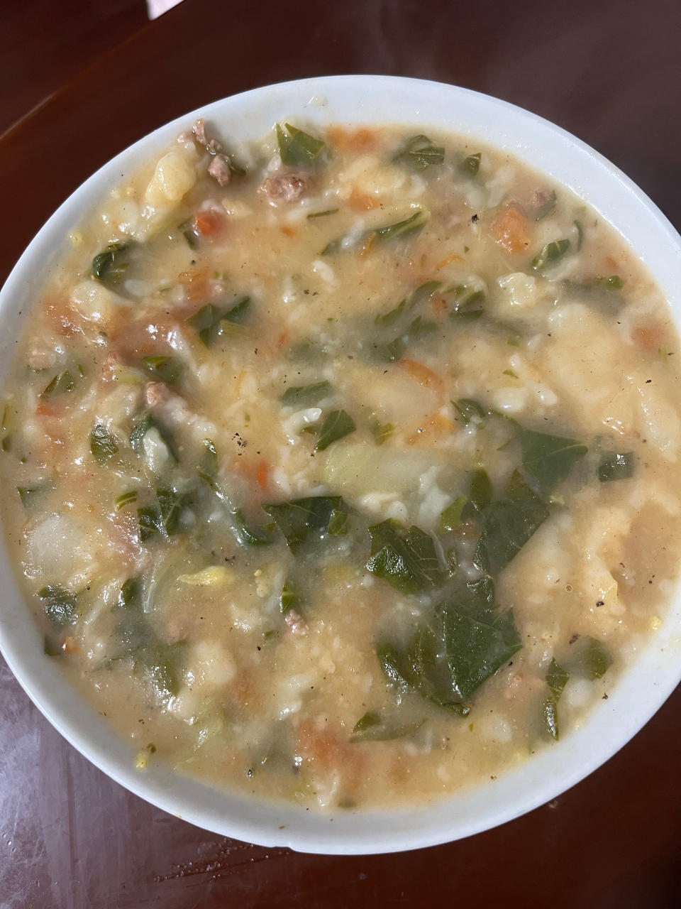 宝宝辅食｜蔬菜肉沫疙瘩汤