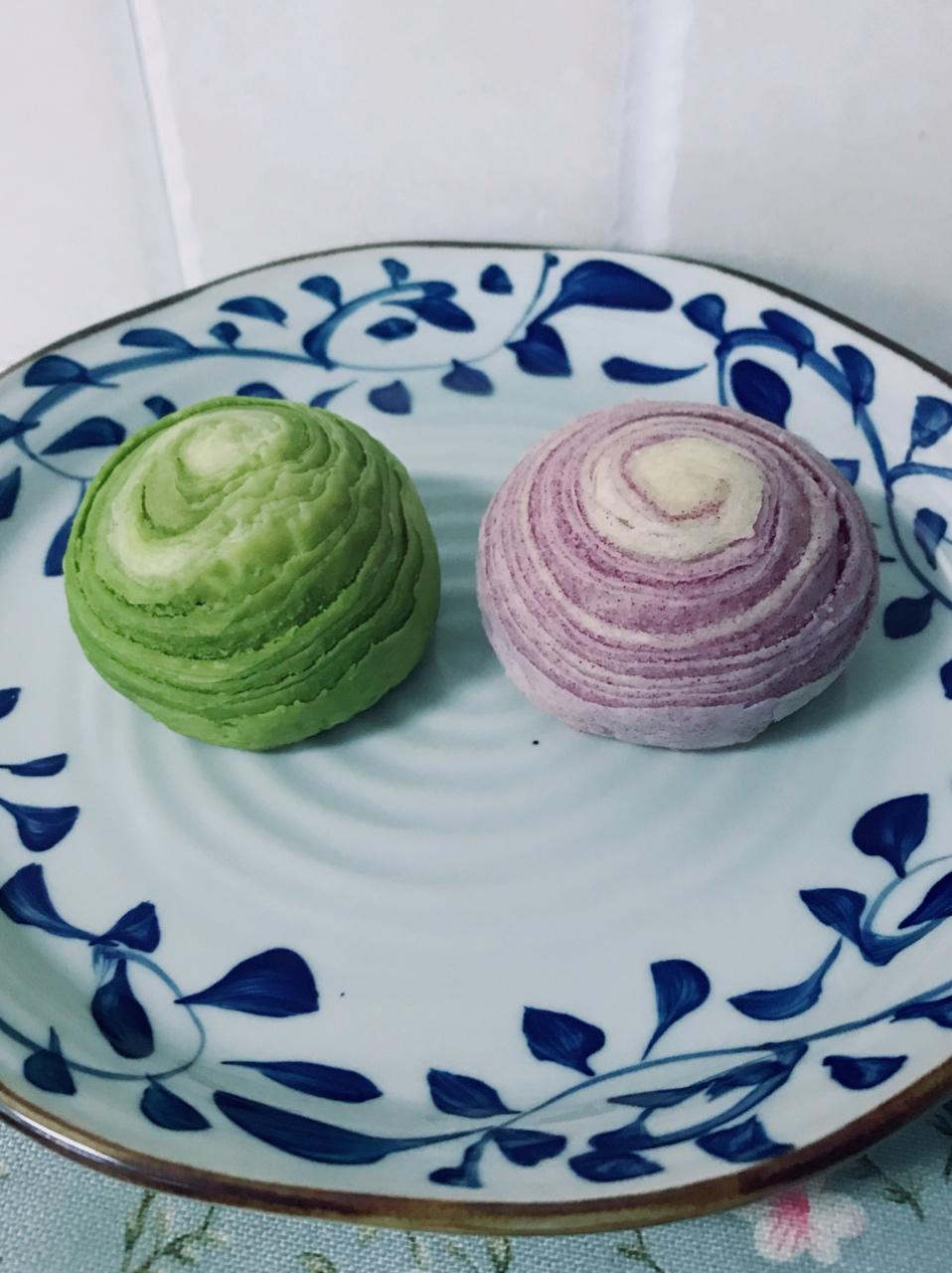 紫薯酥&抹茶酥