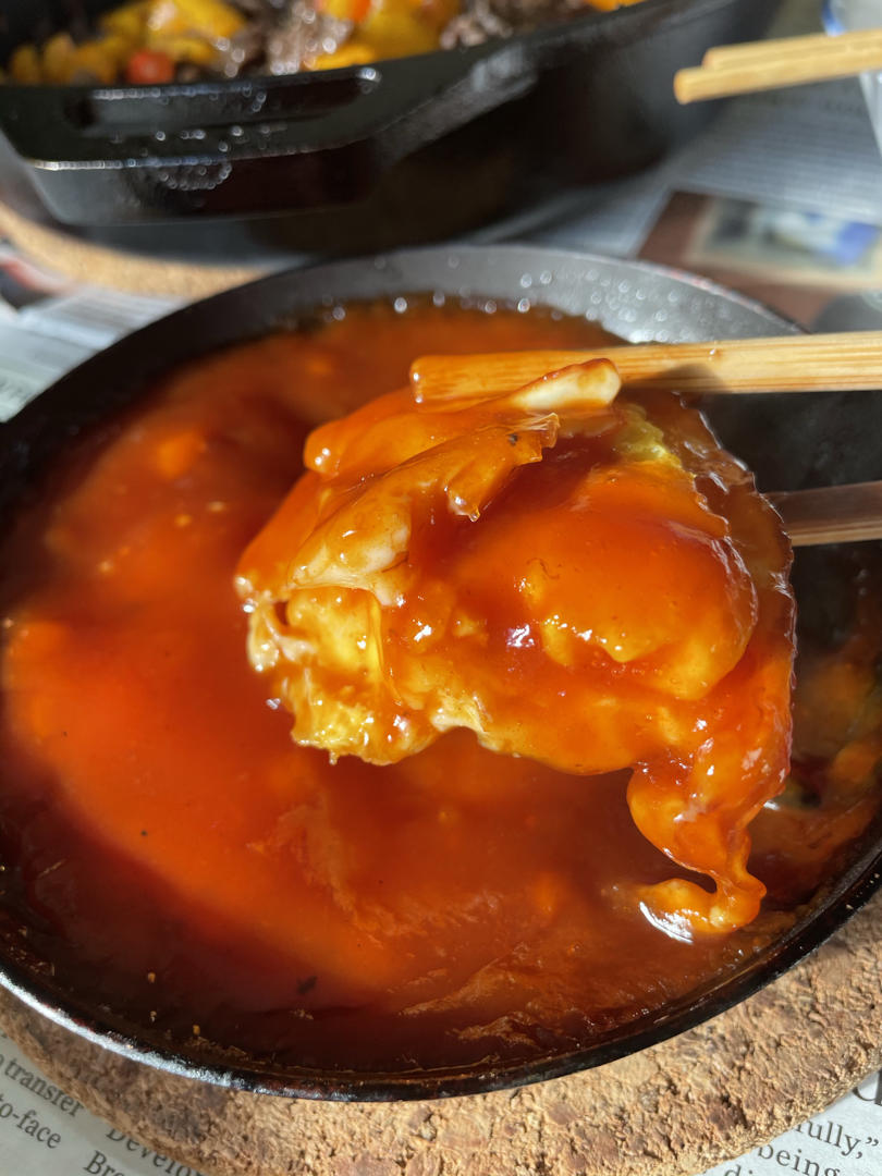 给老公带饭之酸甜可口糖醋荷包蛋