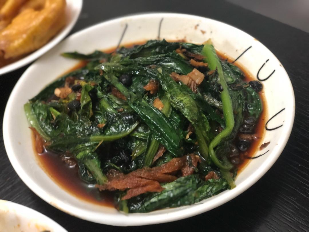 豆豉鲮鱼油麦菜