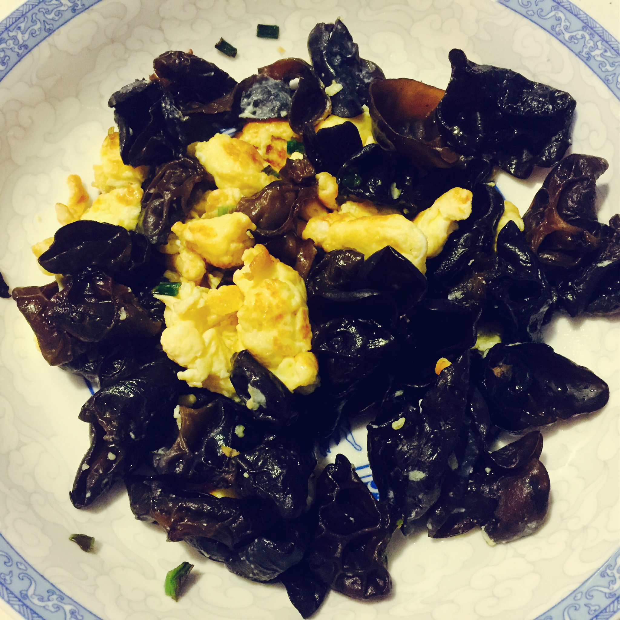 黄瓜木耳炒鸡蛋