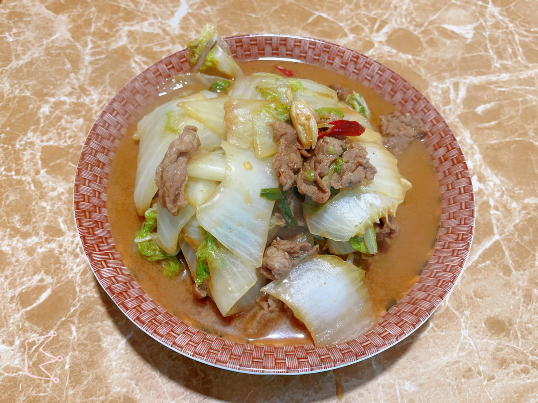 大白菜烧牛肉