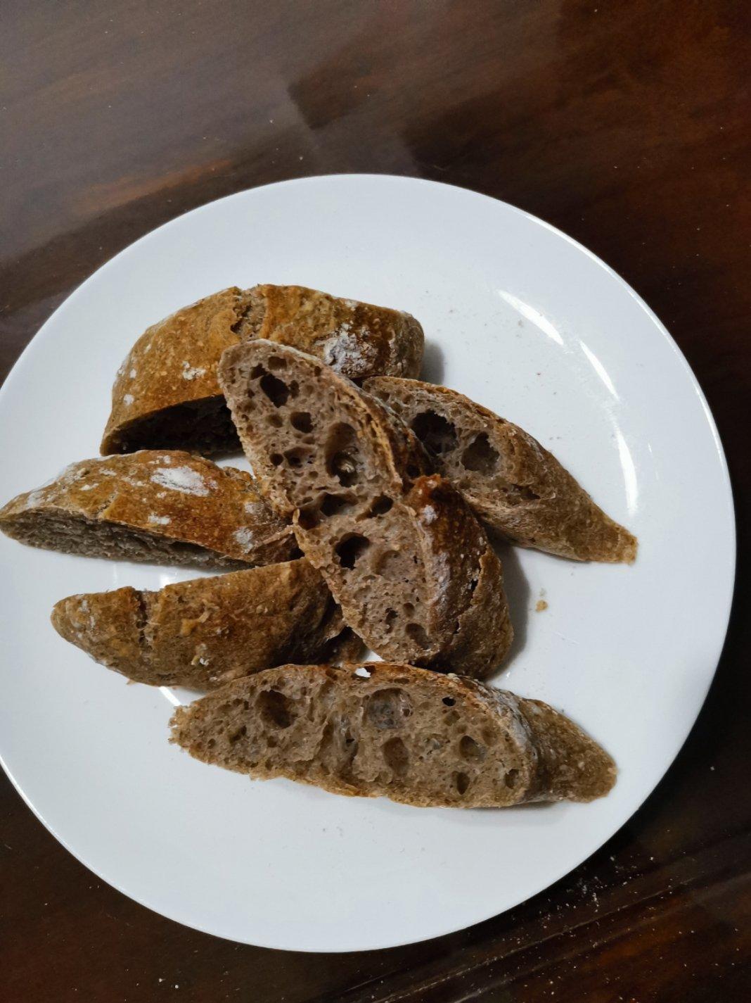 香脆健康的全麦法棍Whole Wheat Baguette