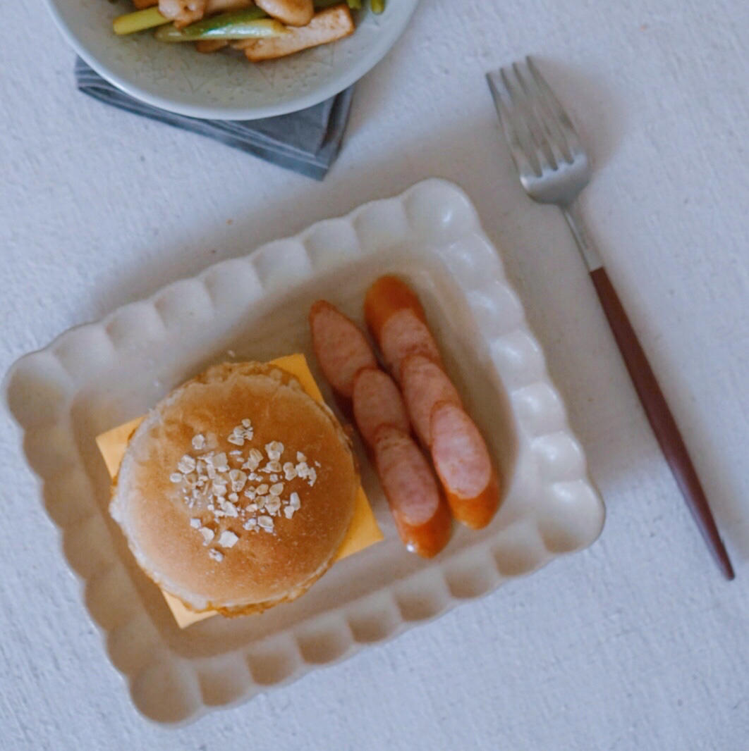 全麦汉堡胚