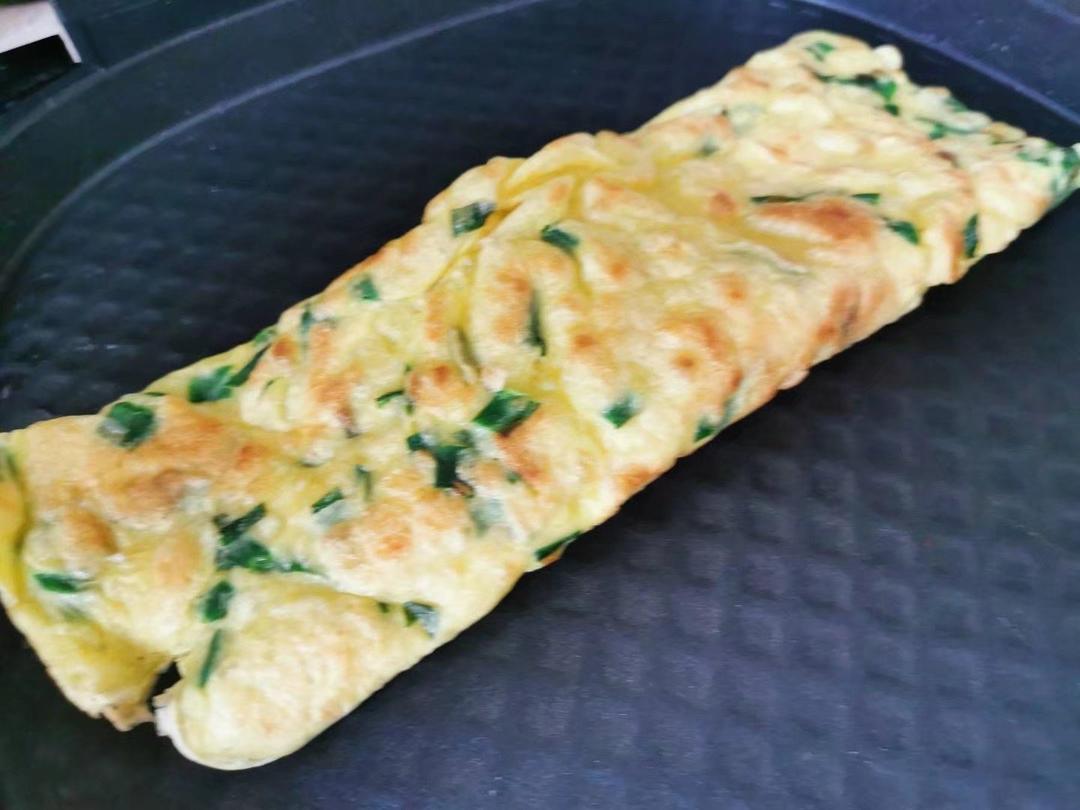 韭菜鸡蛋摊饼