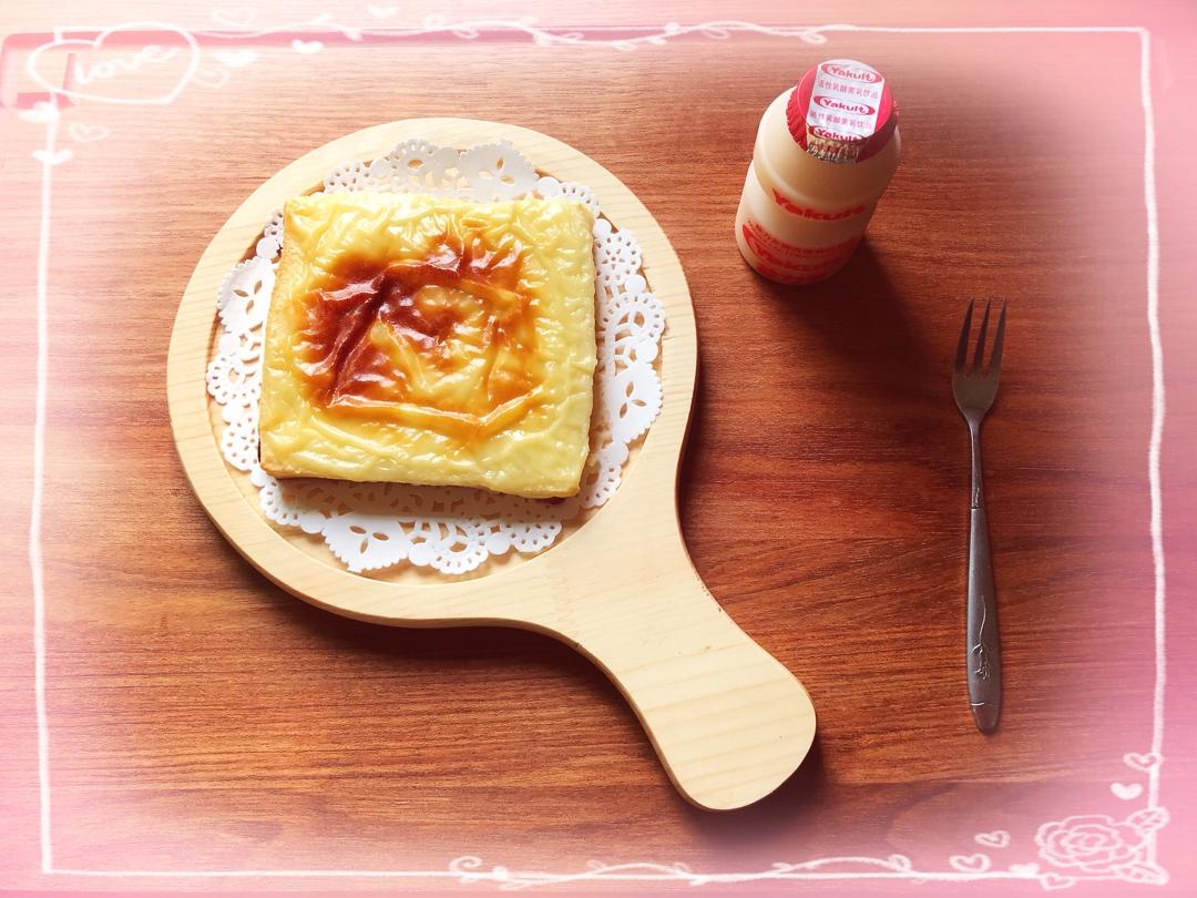 零失败快手岩烧乳酪(熔岩吐司)十分钟网红早餐，好吃哭