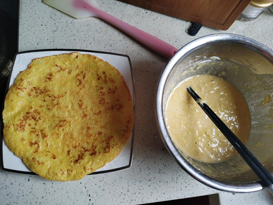 西葫芦鸡蛋饼全家人都爱吃