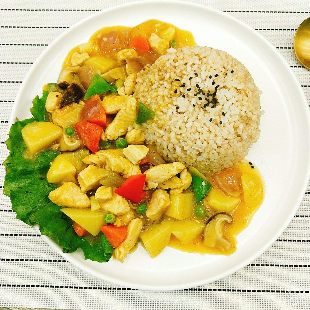 咖喱鸡肉饭