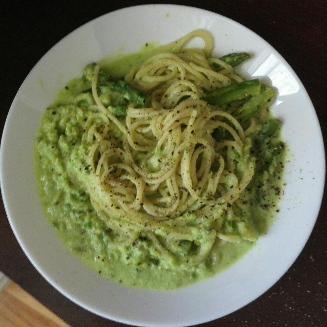 牛油果芦笋意面（Spaghetti with Avocado and Asparagus）