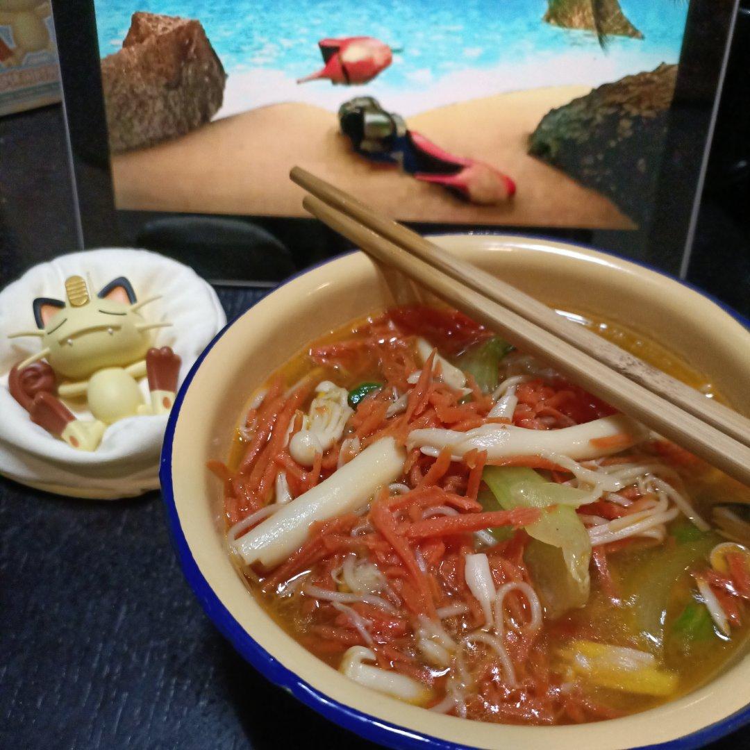 孩子早餐100天不重样‼️今日食谱：鲜虾菌菇汤面