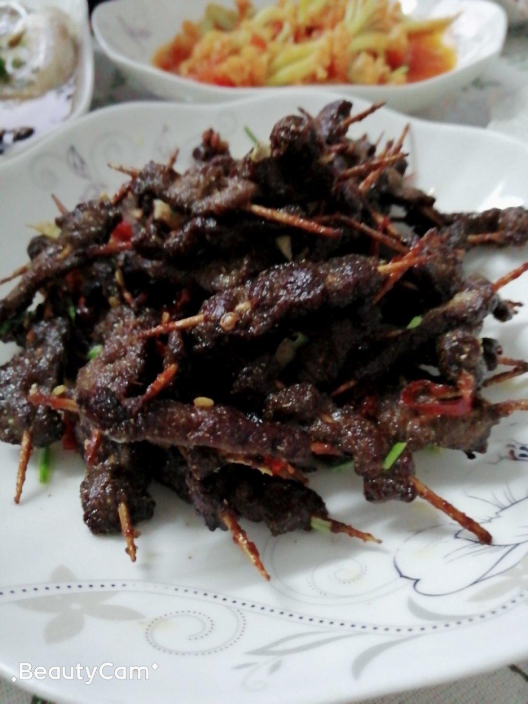 牙签牛肉 道地湖南味