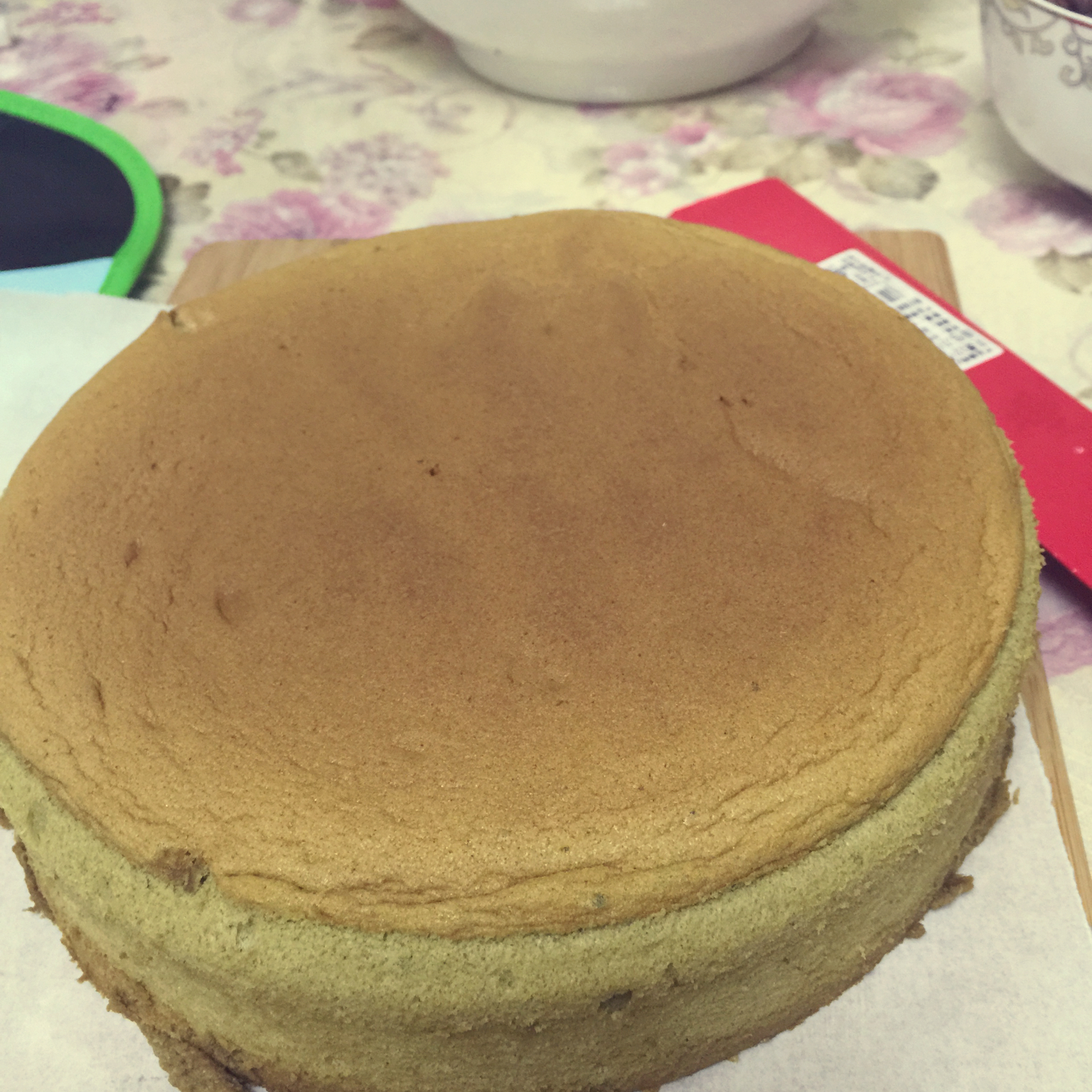 抹茶戚风蛋糕