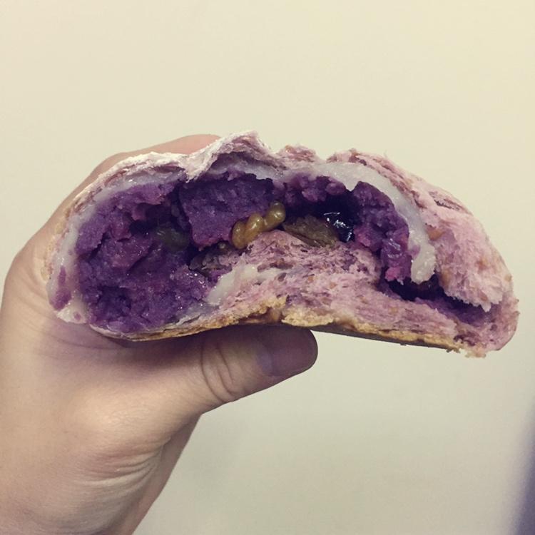 梦幻紫麻薯软欧包