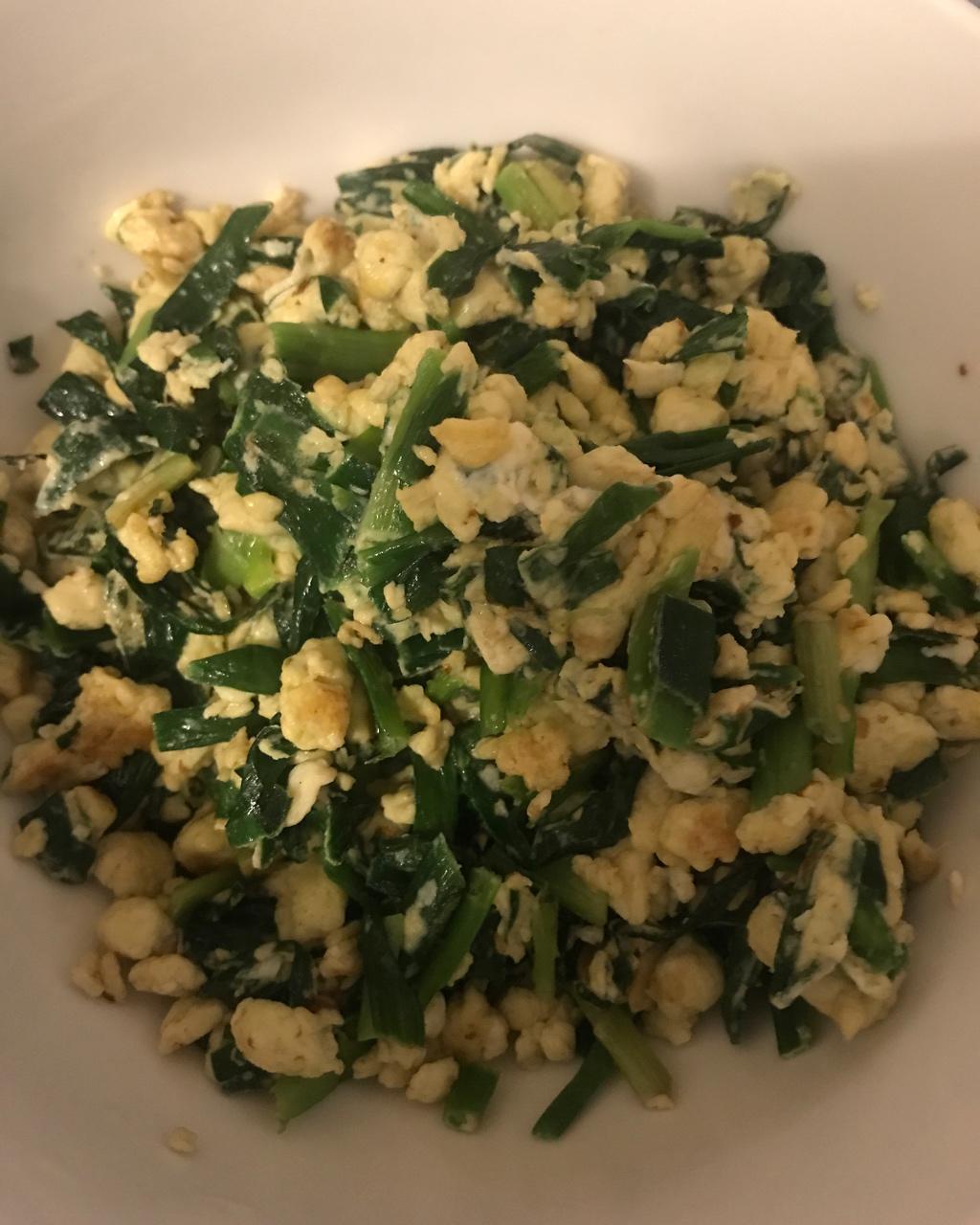 韭菜炒鸡蛋