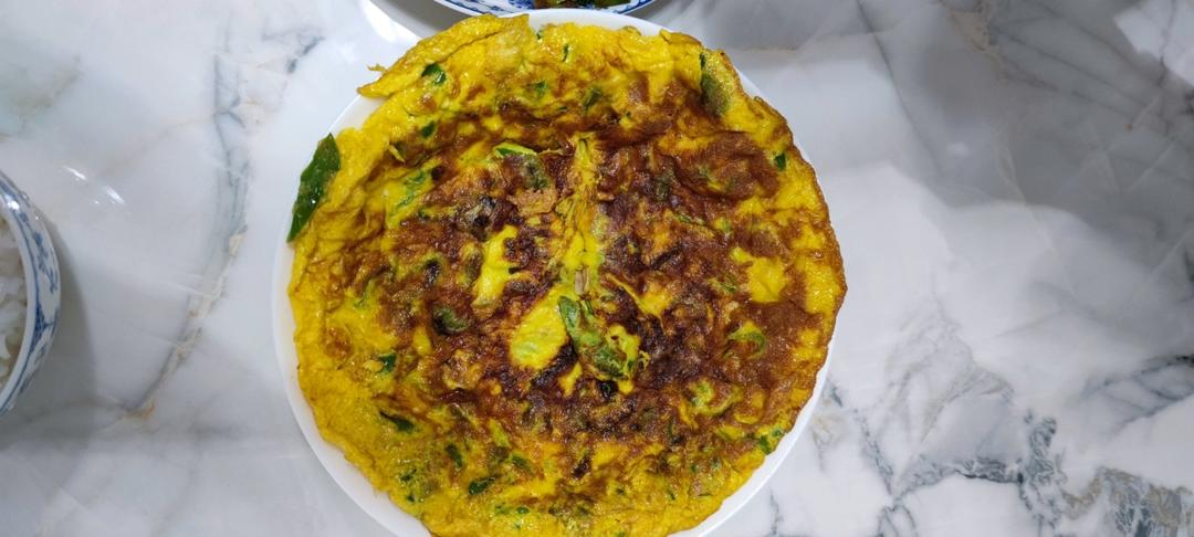 青椒鸡蛋饼