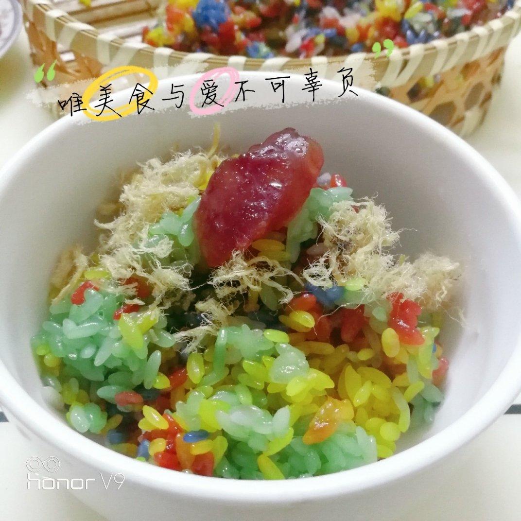 彩色糯米饭