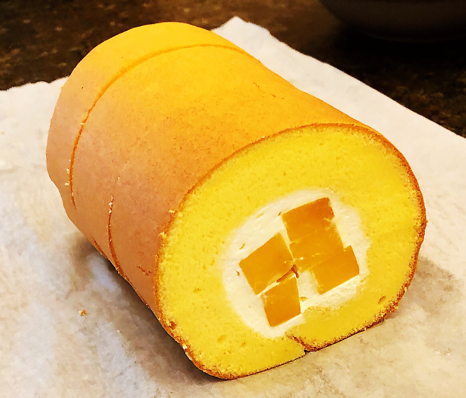 芒果奶油蛋糕卷