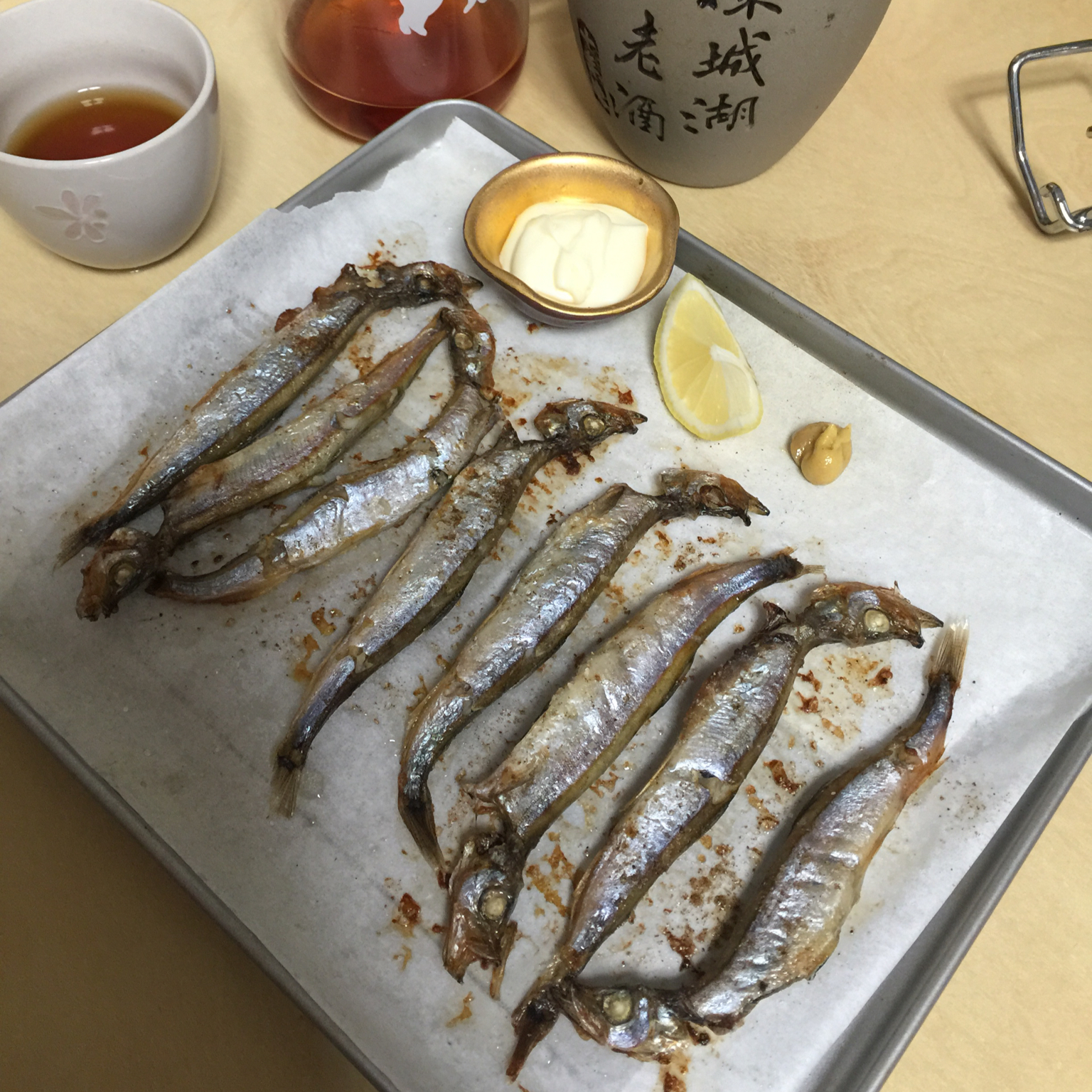 烤多春鱼