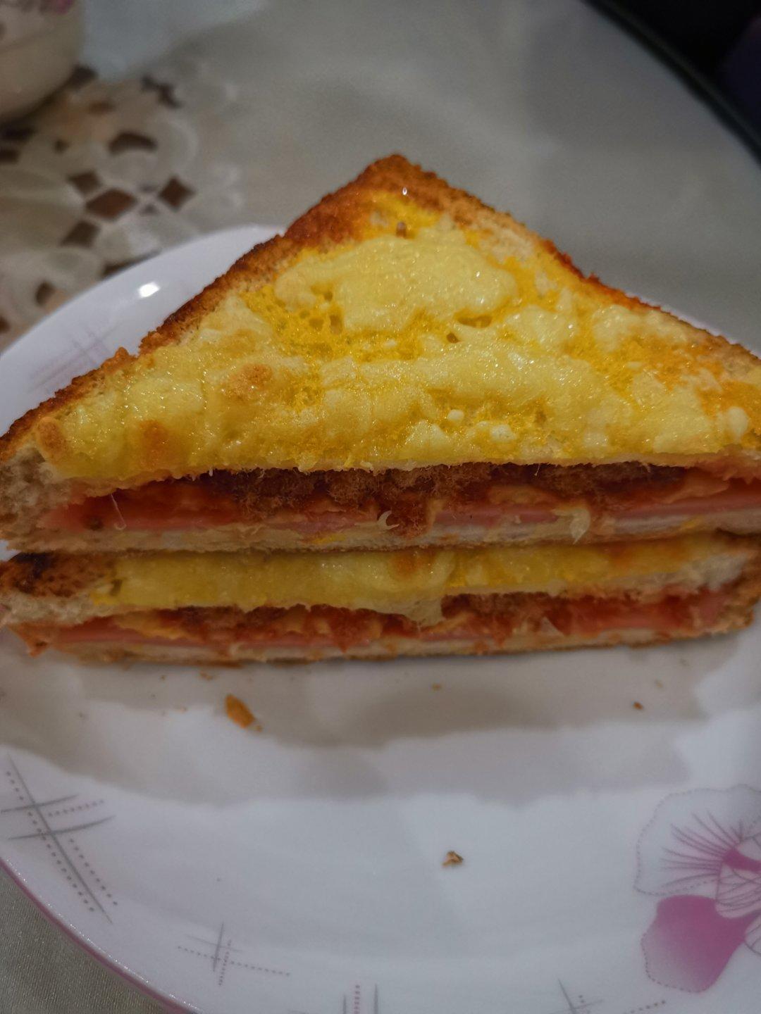 超级好吃的黄金三明治🥪