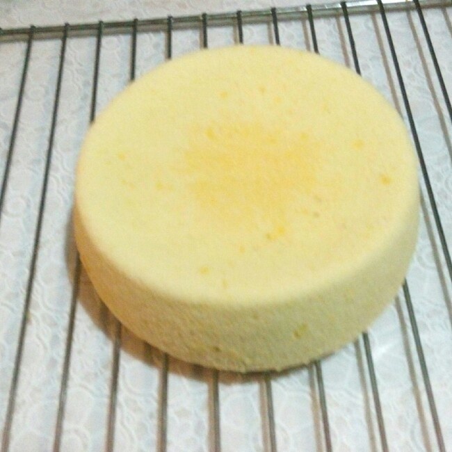 6寸原味戚风蛋糕