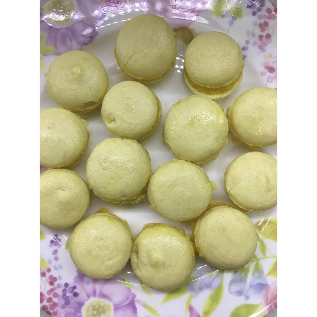 法式柠檬马卡龙（免干）-贵妇甜品