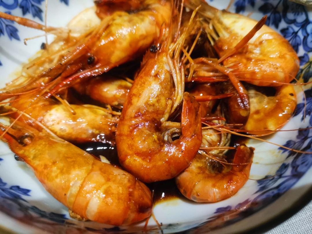 家庭版油焖大虾