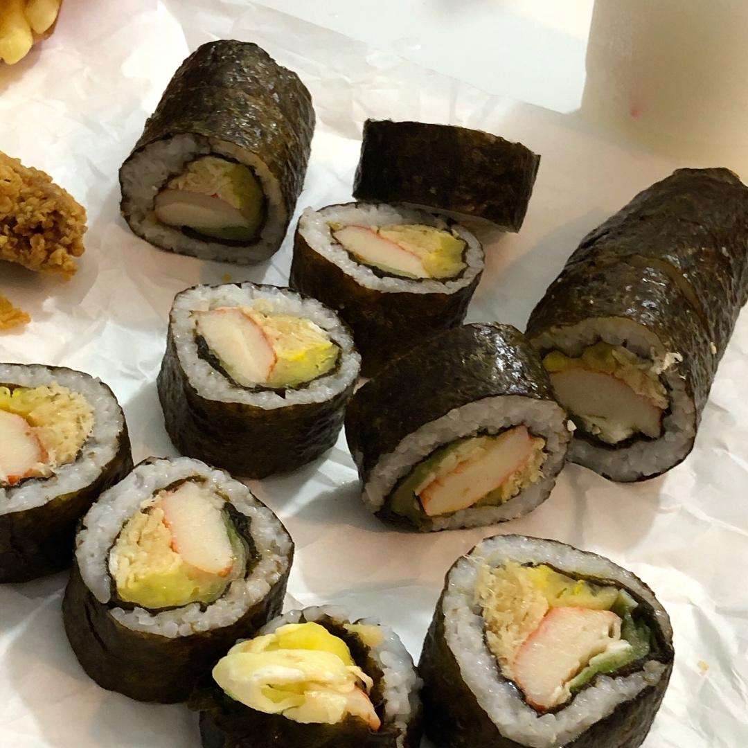 高颜值的紫菜包饭