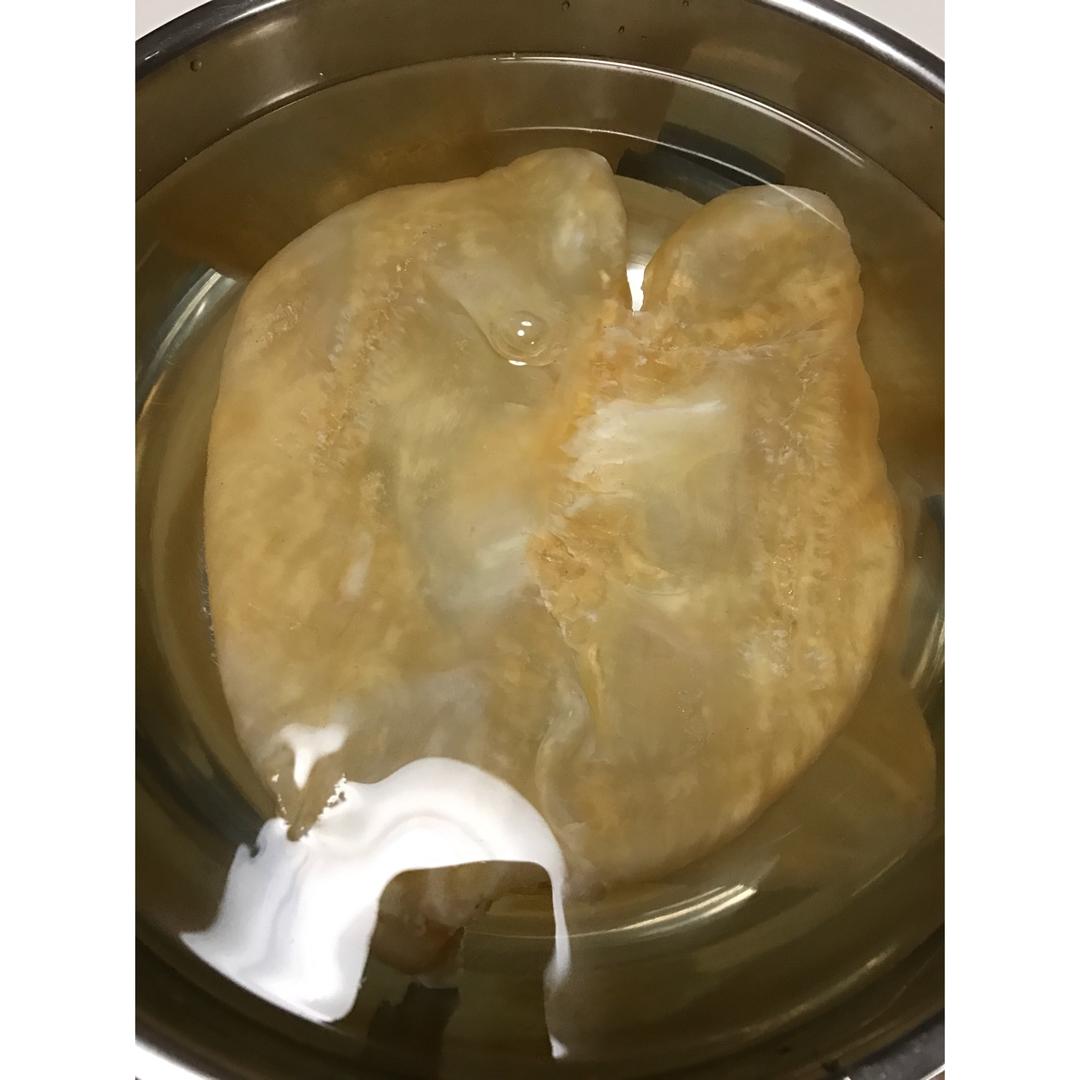 花胶（鱼胶）泡发过程～～超简单