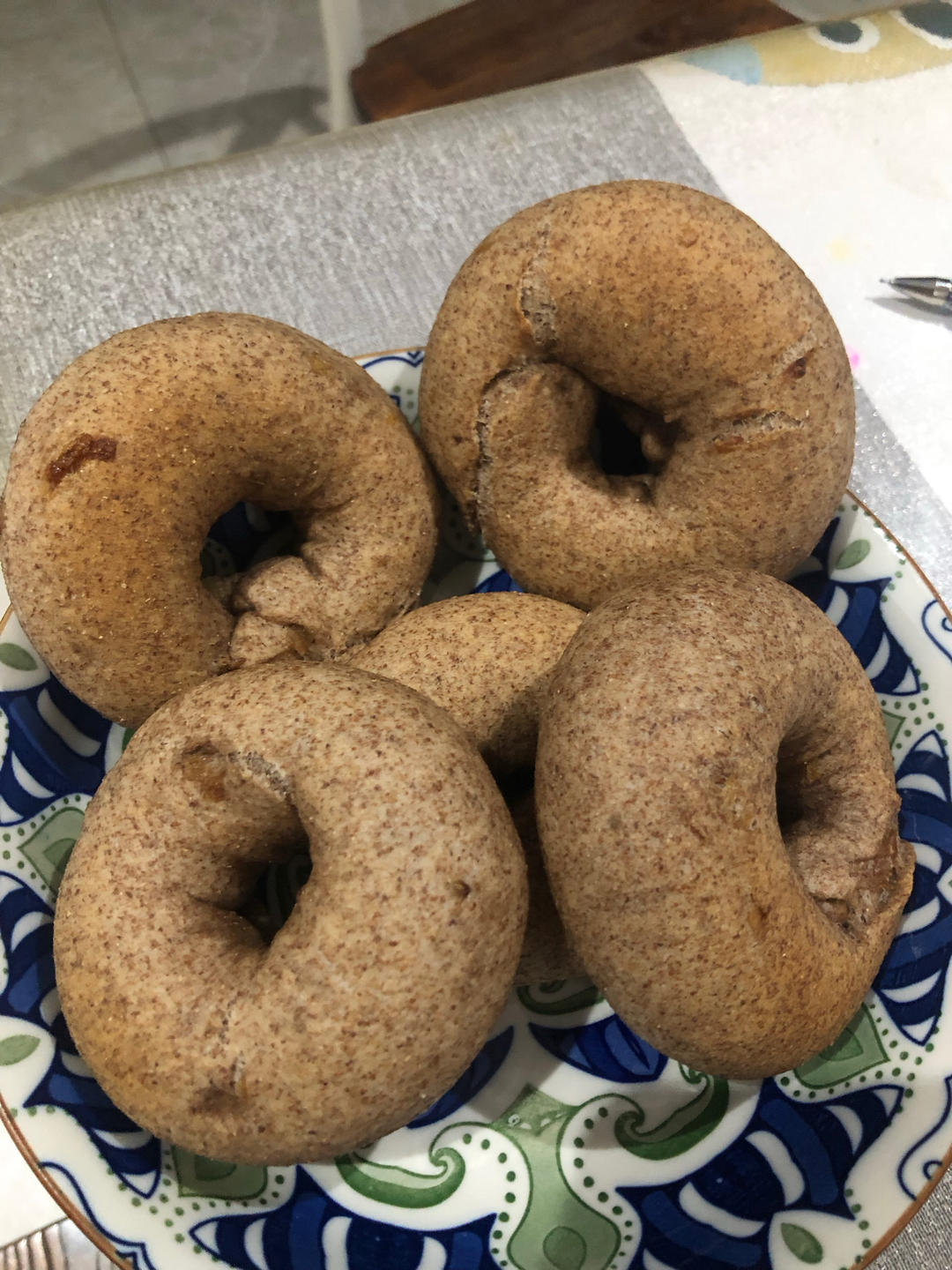 给减肥瘦身党 无糖无油蔓越莓全麦贝果