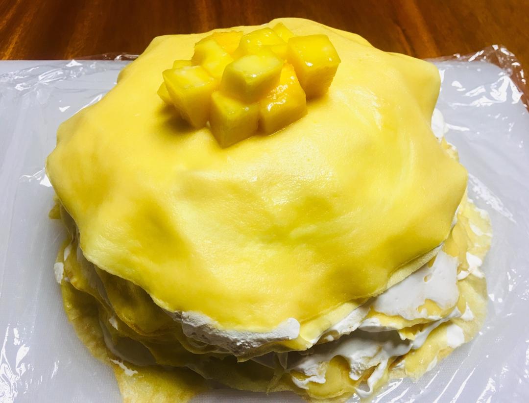 六寸芒果千层蛋糕
