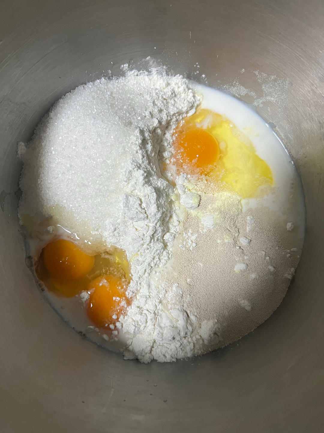 纯奶手撕吐司的做法 步骤1