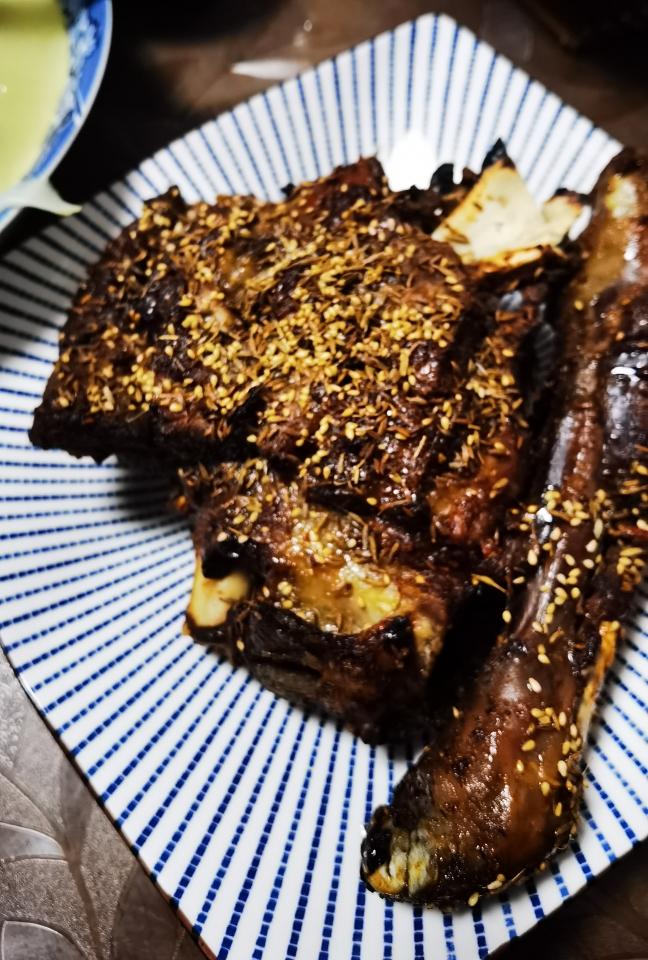 孜然烤羊腿