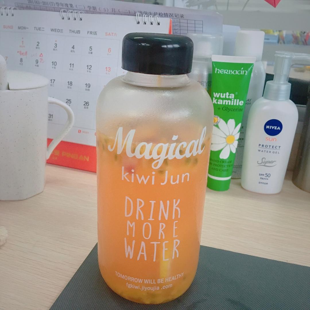 少女风不去壳蜂蜜柠檬百香果