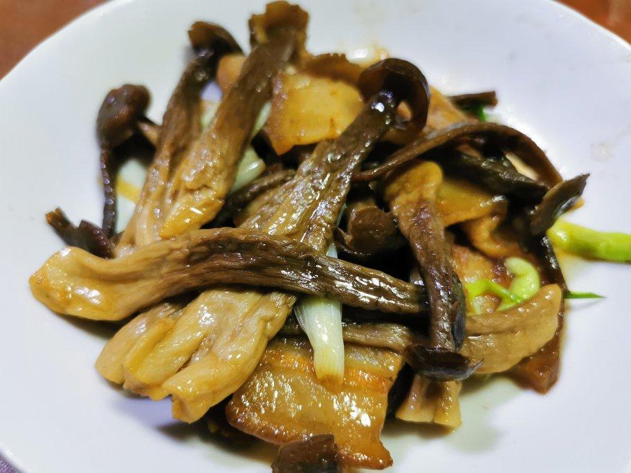 不二鹿茸菇炒肉