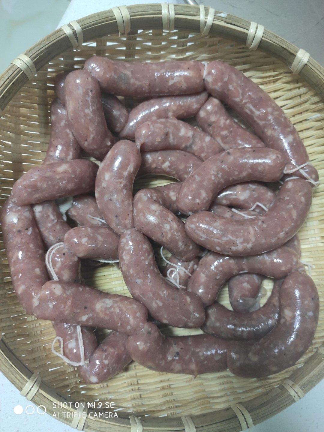 自制脆皮小香肠