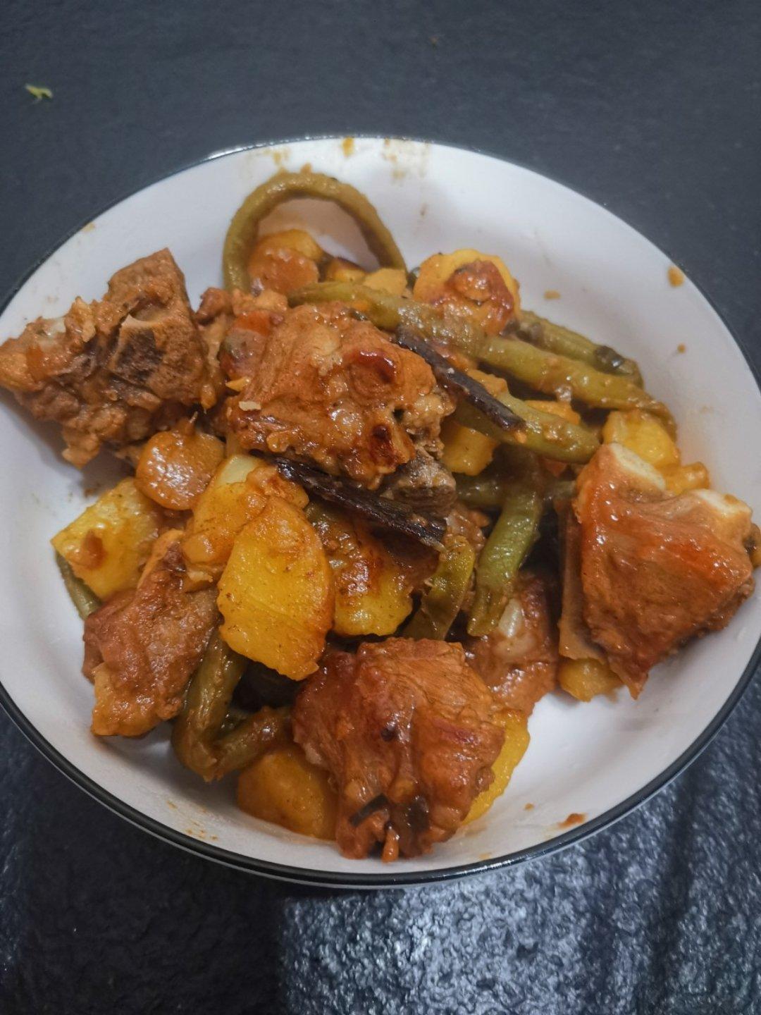 芸豆土豆炖排骨