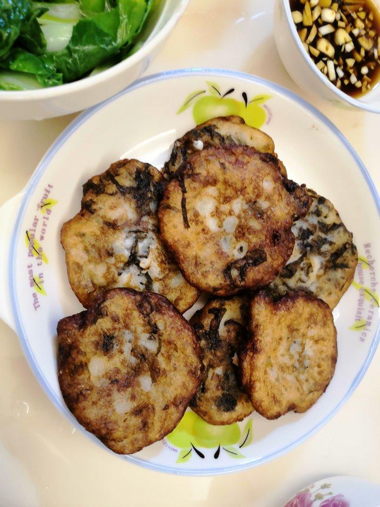 素食#紫菜山药饼